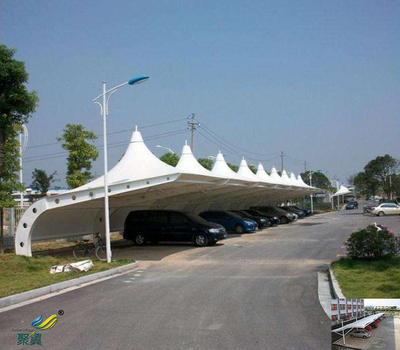 無錫鋼膜結構自行車定制停車棚景觀工程設計與施工報價解析