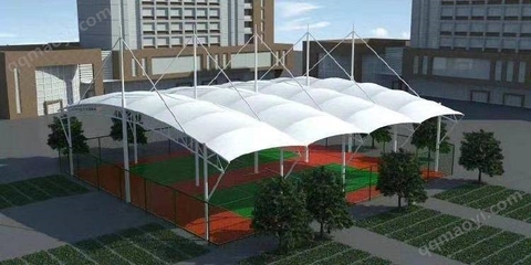 西安本地膜結構廠家 專業(yè)安裝倉庫工廠輕鋼膜結構汽車棚停車篷及工程設計施工服務